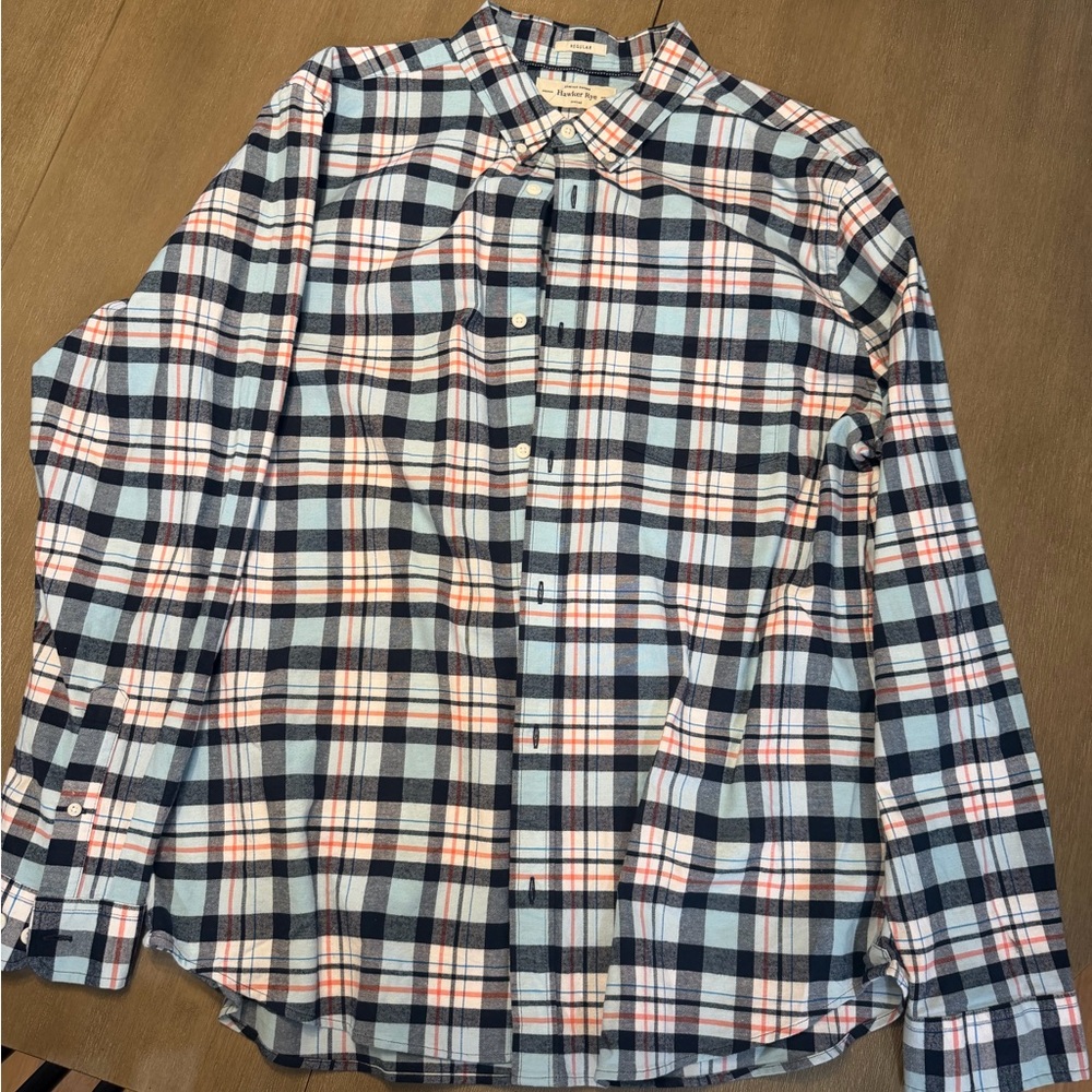 Classic Plaid Button-Down Shirt